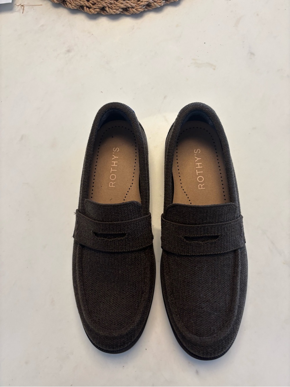 Rothy's Women’s The Revelvet Bristol Brown Penny Loafers